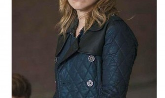 Sophia Bush Looks Stunning after Wearing Quilted Jacket in Chicago P.D
