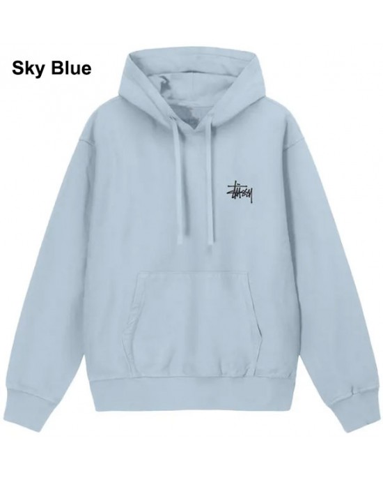 Men & Women Basic Stussy Hoodie Pullover