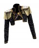 KPop Demon Hunters Mira Black Gold Stage Costume Huntrix KPop Demon Hunters Mira Black Gold Stage Costume Huntrix