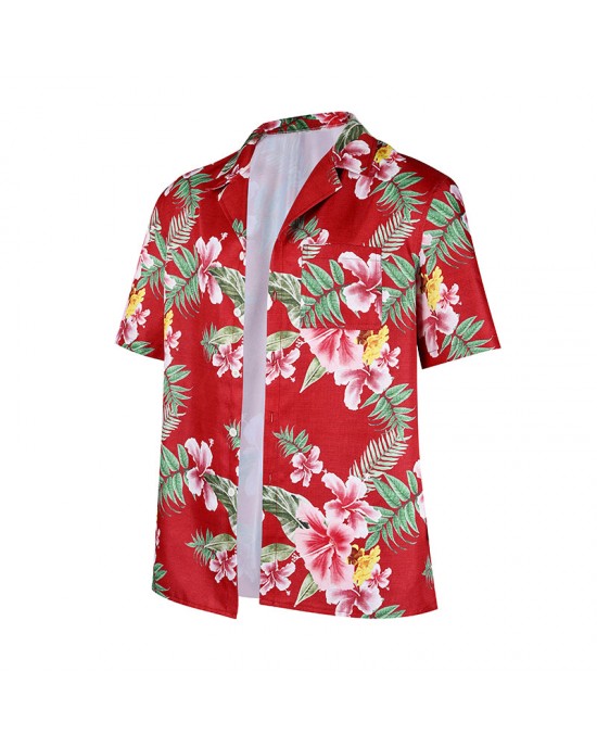 Like a Dragon Infinite Wealth Ichiban Hibiscus Hawaiian Button Shirt Like a Dragon Infinite Wealth Ichiban Hibiscus Hawaiian Button Shirt
