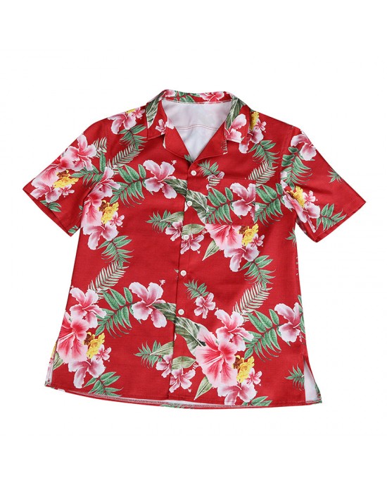 Like a Dragon Infinite Wealth Ichiban Hibiscus Hawaiian Button Shirt Like a Dragon Infinite Wealth Ichiban Hibiscus Hawaiian Button Shirt