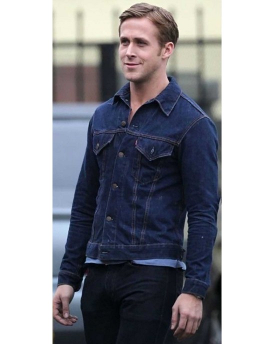 Drive Ryan Gosling Denim Jacket Drive Ryan Gosling Denim Jacket