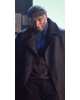 Lupin Omar Sy Black Trench Coat Lupin Omar Sy Black Trench Coat