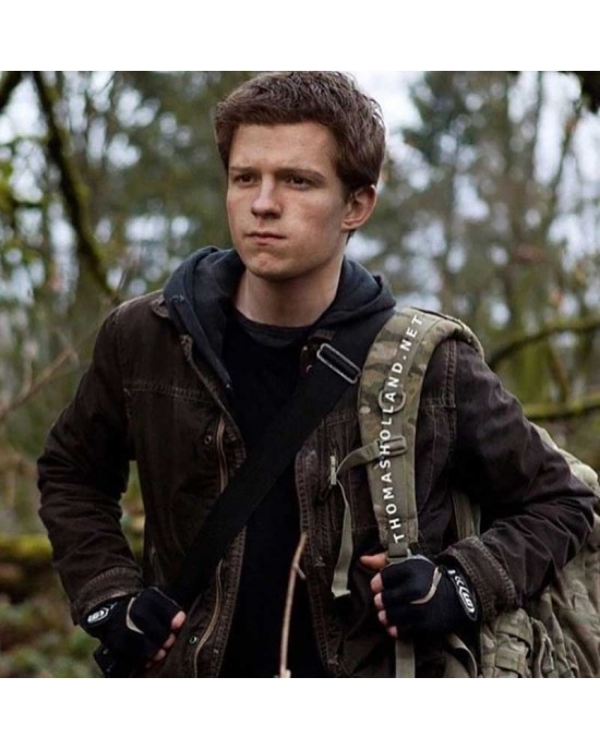 Tom Holland Chaos Walking Brown Jacket Tom Holland Chaos Walking Brown Jacket