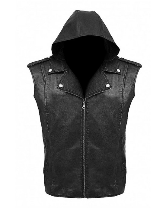 Triple H WWE Crown Jewel Vest Hoodie