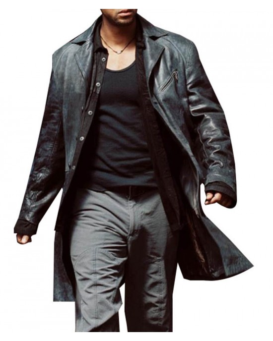 Will Smith I Robot Detective Leather Coat