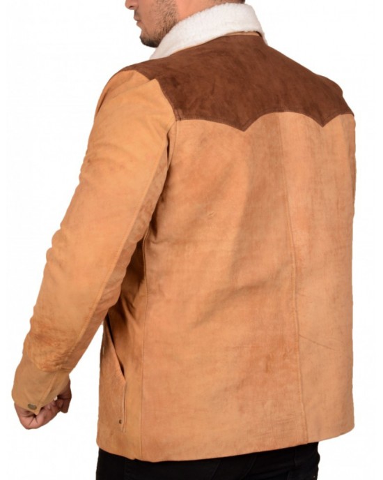 Kevin Costner Suede Leather Jacket Kevin Costner Suede Leather Jacket