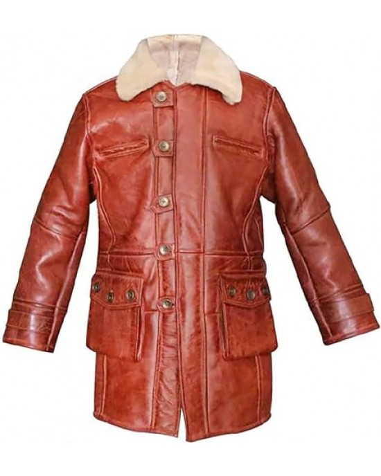Leather Shearling Dark Knight Rises Jacket Leather Shearling Dark Knight Rises Jacket