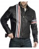 Easy Rider Captain America Peter Fonda Flag Leather Jacket