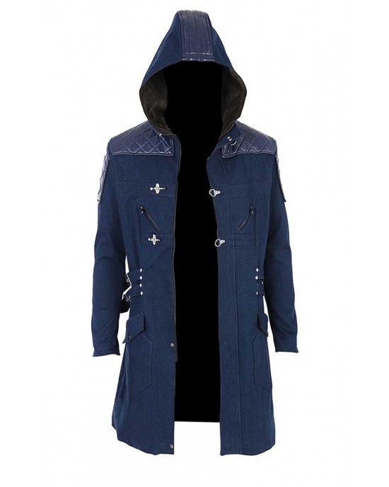 Devil May Cry 5 Nero Trench Blue Denim Coat
