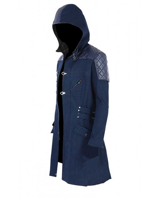 Devil May Cry 5 Nero Trench Blue Denim Coat