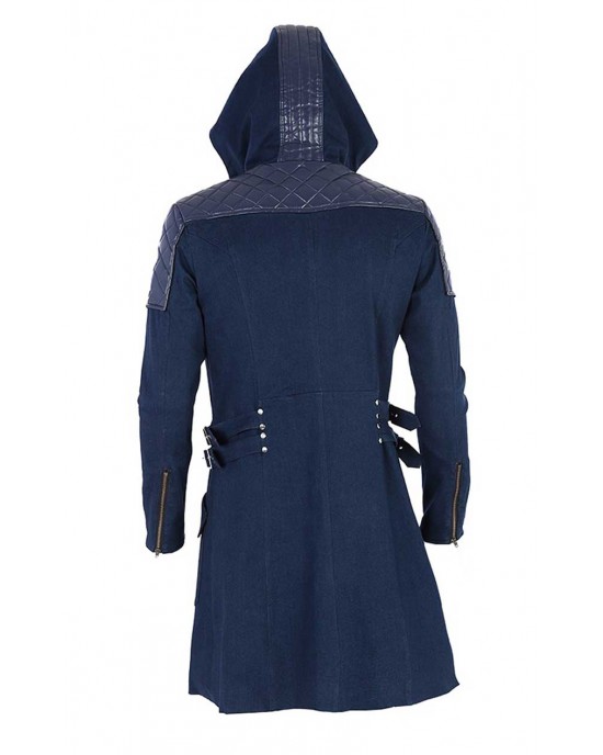 Devil May Cry 5 Nero Trench Blue Denim Coat