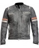 Cafe Racer Vintage Motorcycle Leather Jacket