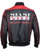 Miami Vice Stunt Team Leather Jacket Fall Guy 2024