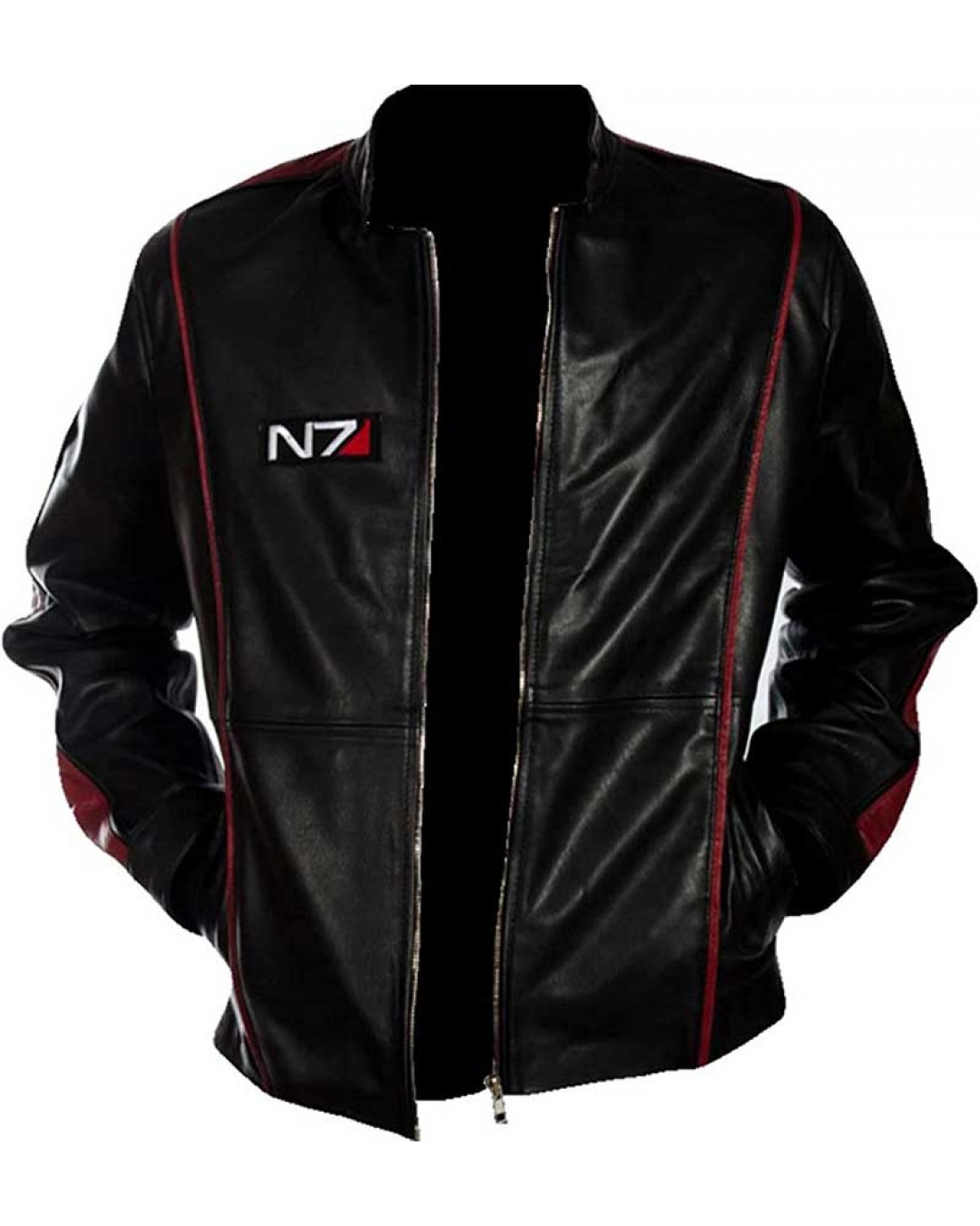 Mens N7 Logo Commander Shepard Gaming Style Black Mass Effect Real ...