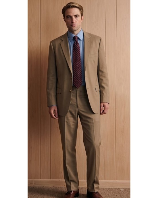 Robert Pattinson Chris Hansen Suit in Primetime (2026)