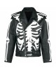 Skeleton Biker Leather Jacket