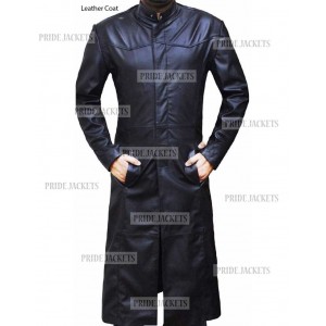 Men Keanu Reeves Trench Coat