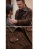 The Mongoose Liam Neeson Brown Suede Leather Jacket The Mongoose Liam Neeson Brown Suede Leather Jacket