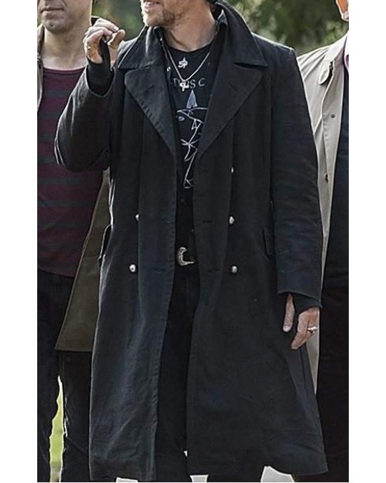 The World End Simon Pegg Black Trench Coat The World End Simon Pegg Black Trench Coat