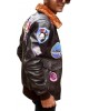 Top Gun Brown Bomber Leather Jacket For Men Top Gun Brown Bomber Leather Jacket For Men