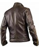 Distressed Leather Bomber Jacket Distressed Leather Bomber Jacket