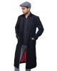 Peaky Blinders Thomas Shelby Wool Coat with Free Wool Hat