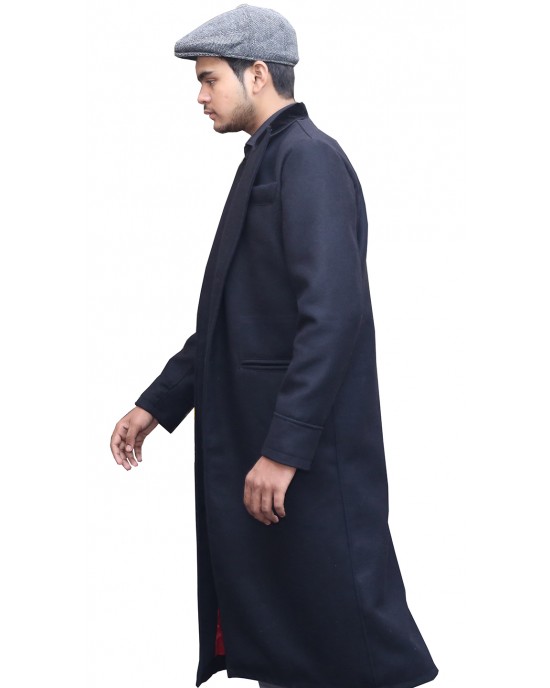 Peaky Blinders Thomas Shelby Wool Coat with Free Wool Hat