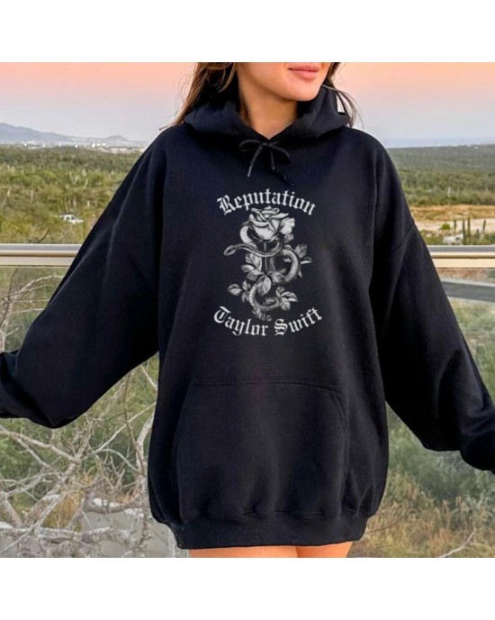 Vintage Taylor Swift Reputation Hoodie Sweatshirt
