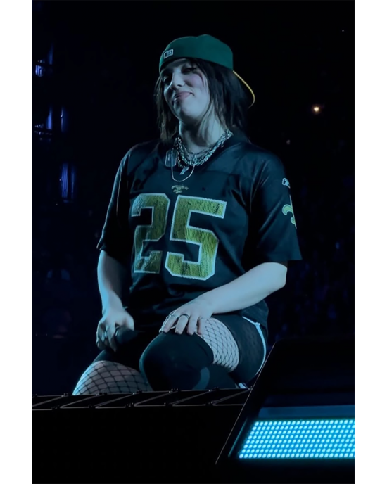 Billie Eilish Hometown LA Concert Black Jersey