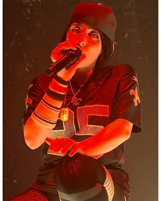 Billie Eilish Hometown LA Concert Black Jersey