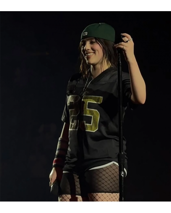 Billie Eilish Hometown LA Concert Black Jersey