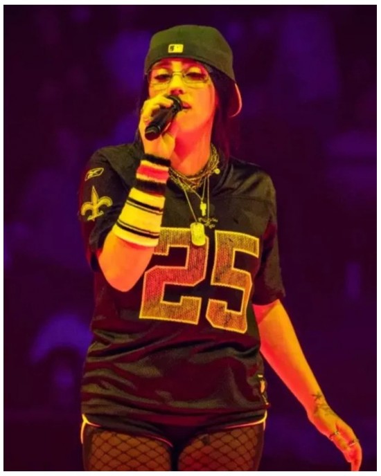 Billie Eilish Hometown LA Concert Black Jersey