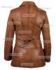 Womens Leather Long Coat