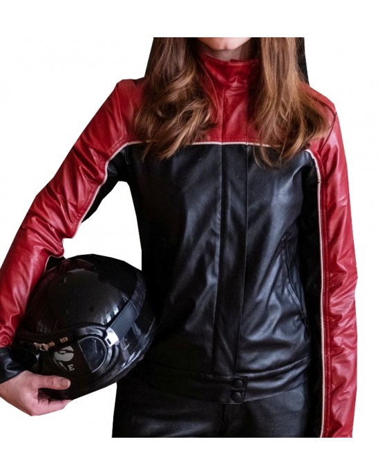 Derry Girls Judith Roddy Biker Leather Jacket Derry Girls Judith Roddy Biker Leather Jacket