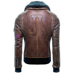 Justice League Fur Collar Bomber Jacket