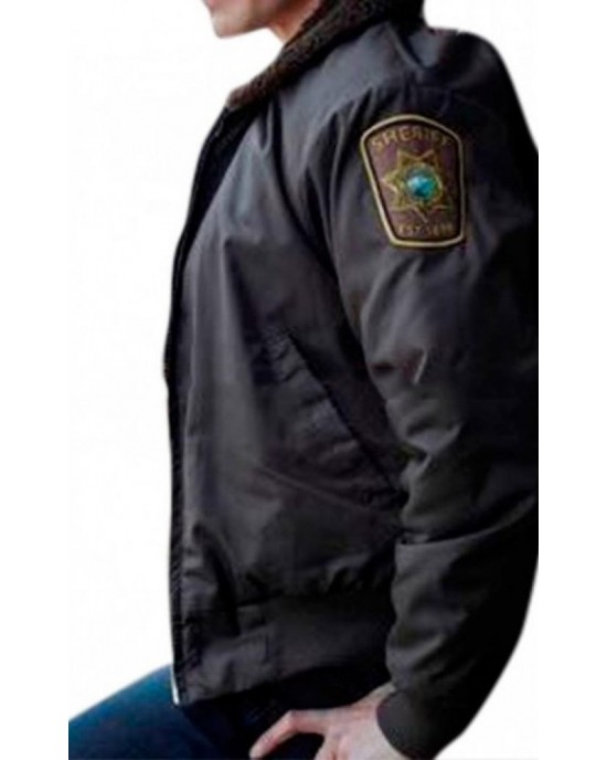Sheriff Victoria Fur Collar Bomber Jacket Sheriff Victoria Fur Collar Bomber Jacket