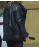 No Time To Die Ana De Armas Shearling Leahter Jacket Women No Time To Die Ana De Armas Shearling Leahter Jacket Women