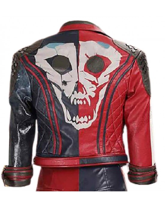 Harley Quinn Suicide Squad Bomber Leather Jacket For Women Harley Quinn Suicide Squad Bomber Leather Jacket For Women