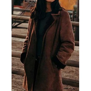 Yellowstone TV Series Monica Dutton Brown Coat