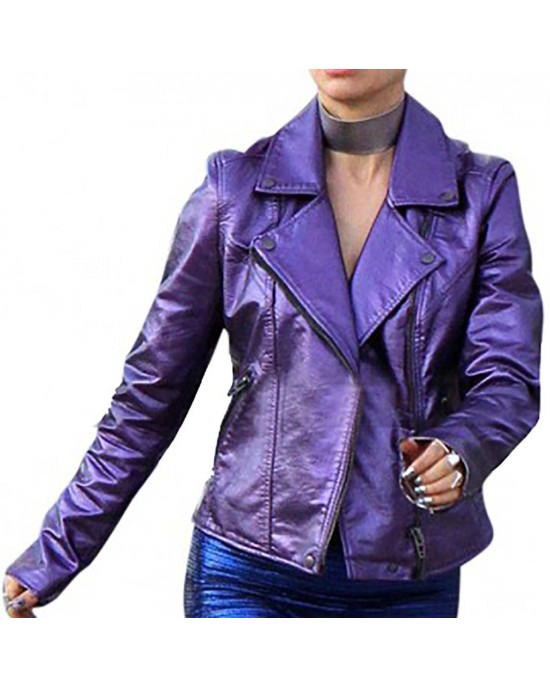 Vox Lux Celeste Montgomery Purple Jacket Vox Lux Celeste Montgomery Purple Jacket