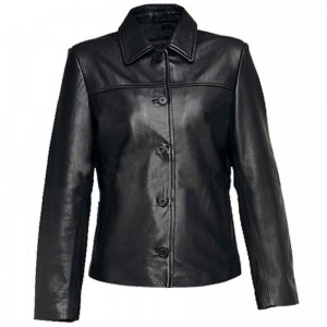 Women Slim Black Leather Jacket Women Slim Black Leather Jacket