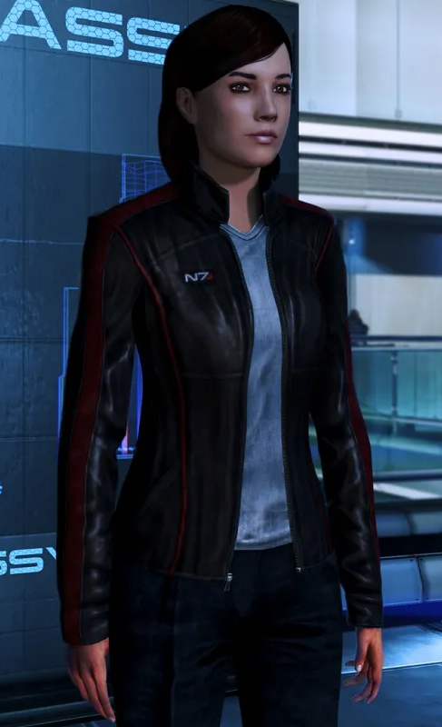 Black Mass Effect N7 Leather Jacket
