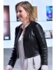 Susan Wojcicki Black Leather Jacket