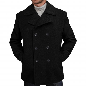 Shelter Jason Statham Mason Black Wool Coat Jacket Shelter Jason Statham Mason Black Wool Coat Jacket