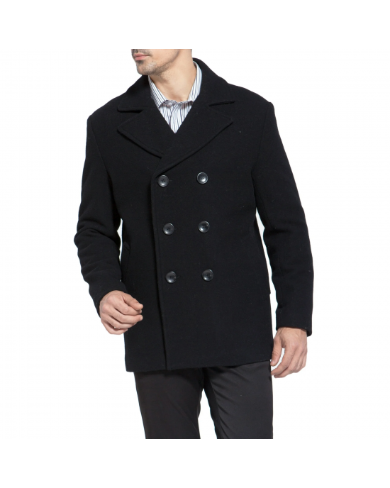 Shelter Jason Statham Mason Black Wool Coat Jacket Shelter Jason Statham Mason Black Wool Coat Jacket