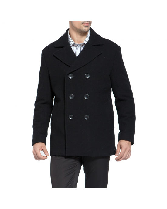 Shelter Jason Statham Mason Black Wool Coat Jacket Shelter Jason Statham Mason Black Wool Coat Jacket
