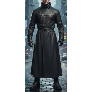Leather Long Coat Men’s