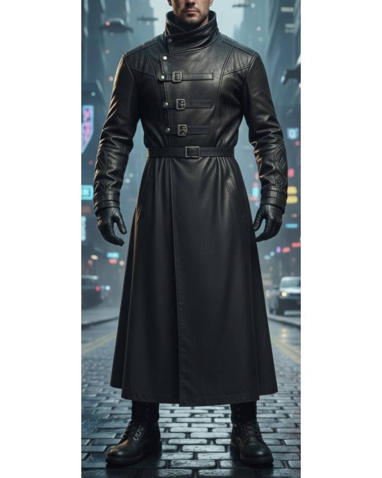 Leather Long Coat Men’s