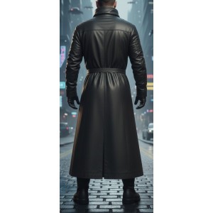Leather Long Coat Men’s